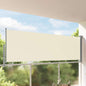 Toldo lateral retráctil de jardín azul 100x300 cm