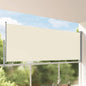 Toldo lateral retráctil de jardín azul 100x300 cm