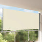 Toldo lateral retráctil de jardín azul 100x300 cm