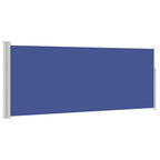 Toldo lateral retráctil 120x300 cm azul