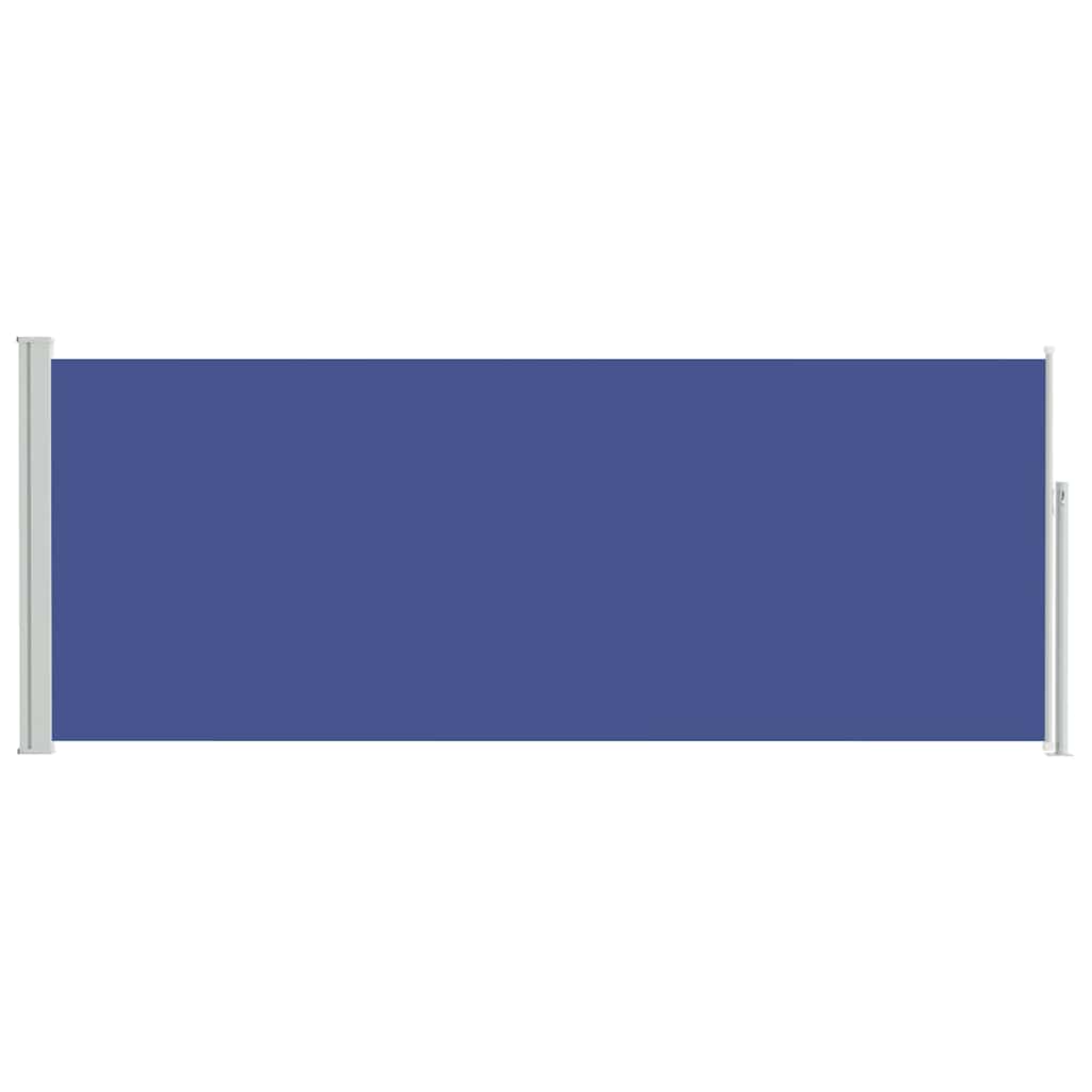 Toldo lateral retráctil 120x300 cm azul