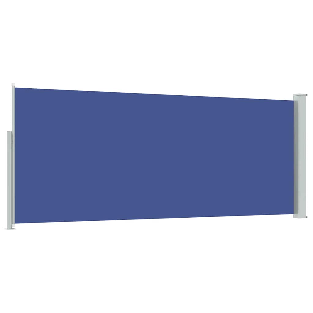 Toldo lateral retráctil 120x300 cm azul