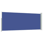 Toldo lateral retráctil 120x300 cm azul