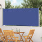 Toldo lateral retráctil 120x300 cm azul
