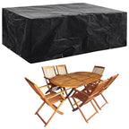 Cubierta para muebles de jardín 8 ojales 122x112x98 cm