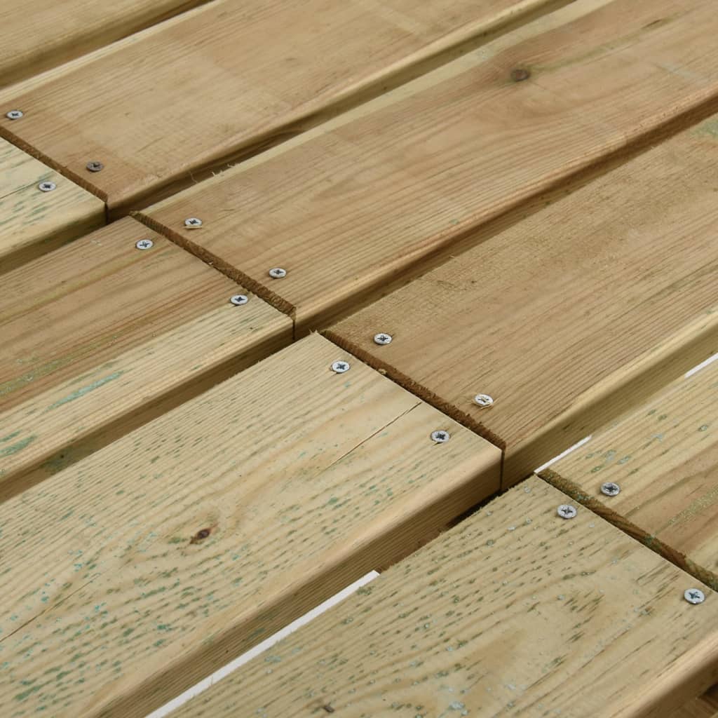 Mesa de jardín de madera 160x79x75 cm