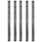 Malla para valla de jardín HDPE 5 unidades 1x1,2 m verde