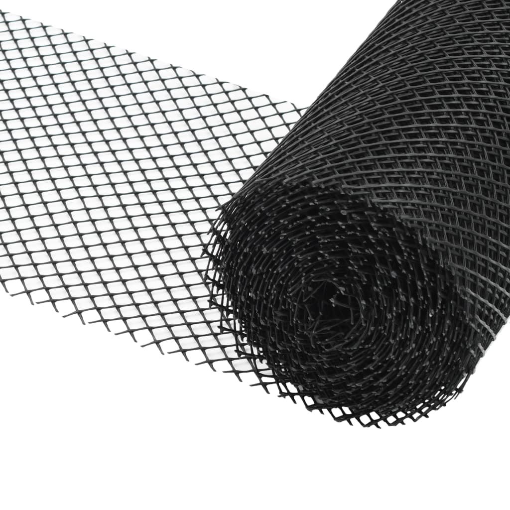 Malla para canalones con clips 4 unidades HDPE 1,08 ㎡