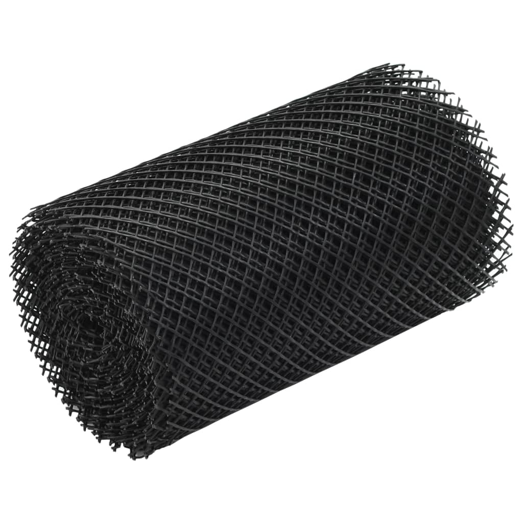 Malla para canalones con clips 4 unidades HDPE 1,08 ㎡