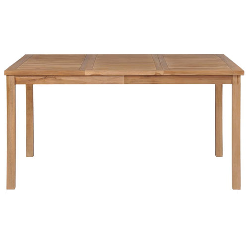 Solid Teak Garden Table 150x90x77 cm