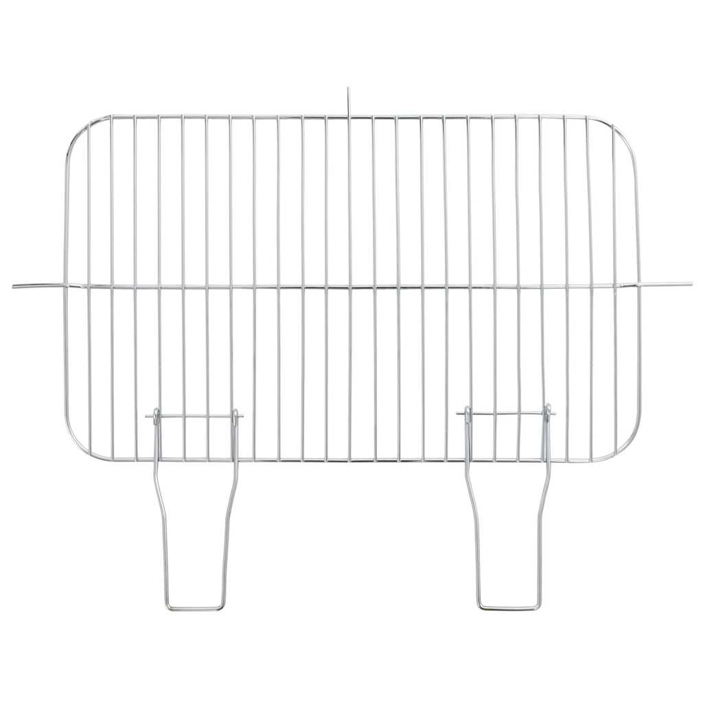Barbacoa de carbón con ruedas