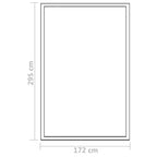 Invernadero de aluminio 302x190x195 cm 11,19 m³