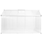 Invernadero de aluminio 302x190x195 cm 11,19 m³