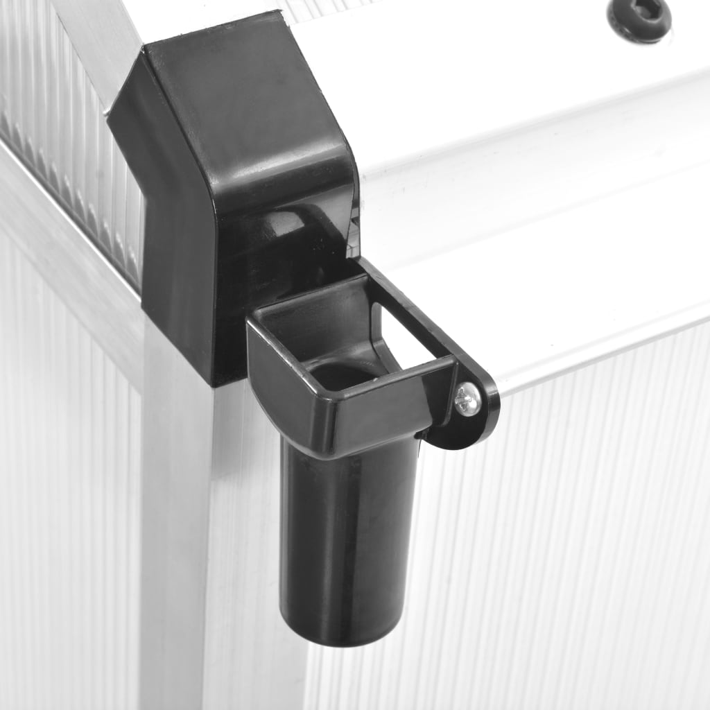 Invernadero de aluminio 302x190x195 cm 11,19 m³