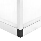 Invernadero de aluminio 302x190x195 cm 11,19 m³