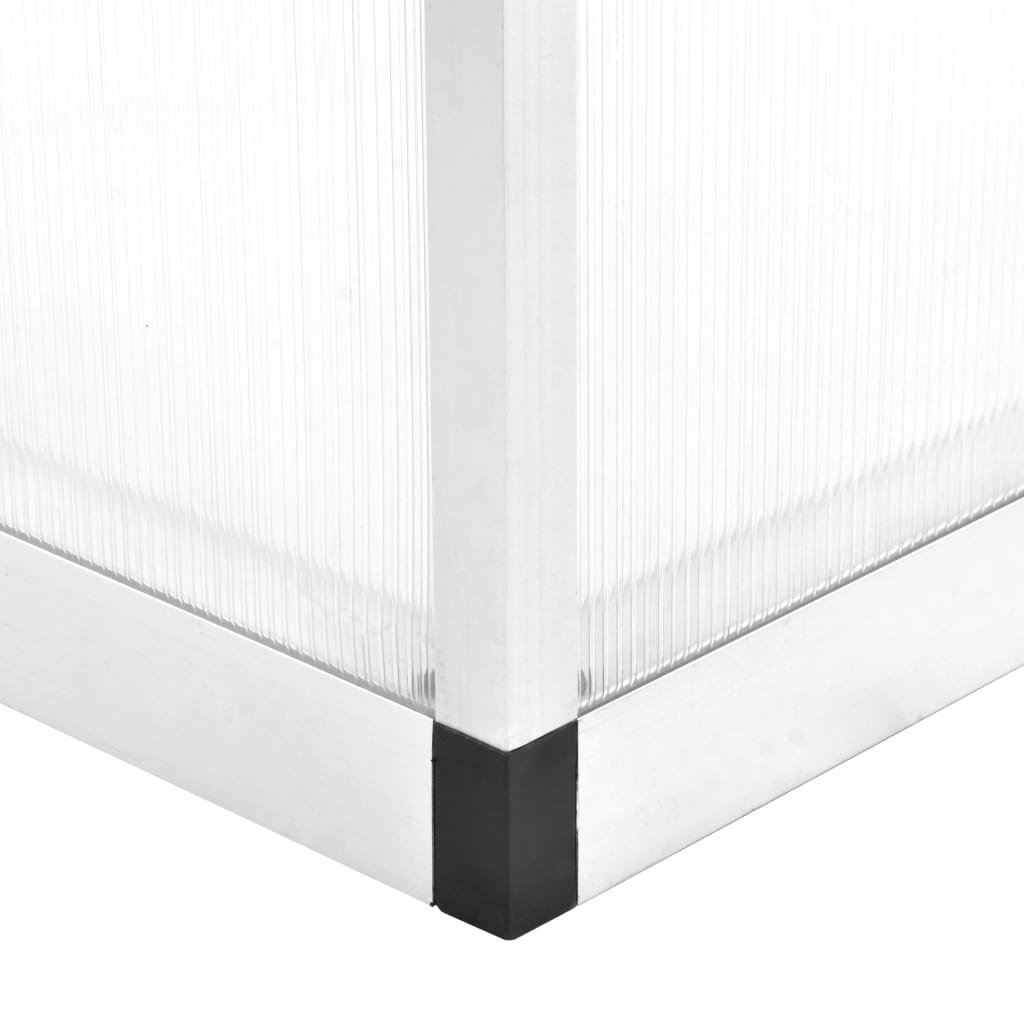 Invernadero de aluminio 302x190x195 cm 11,19 m³
