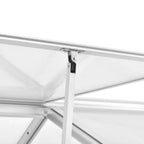 Invernadero de aluminio 302x190x195 cm 11,19 m³