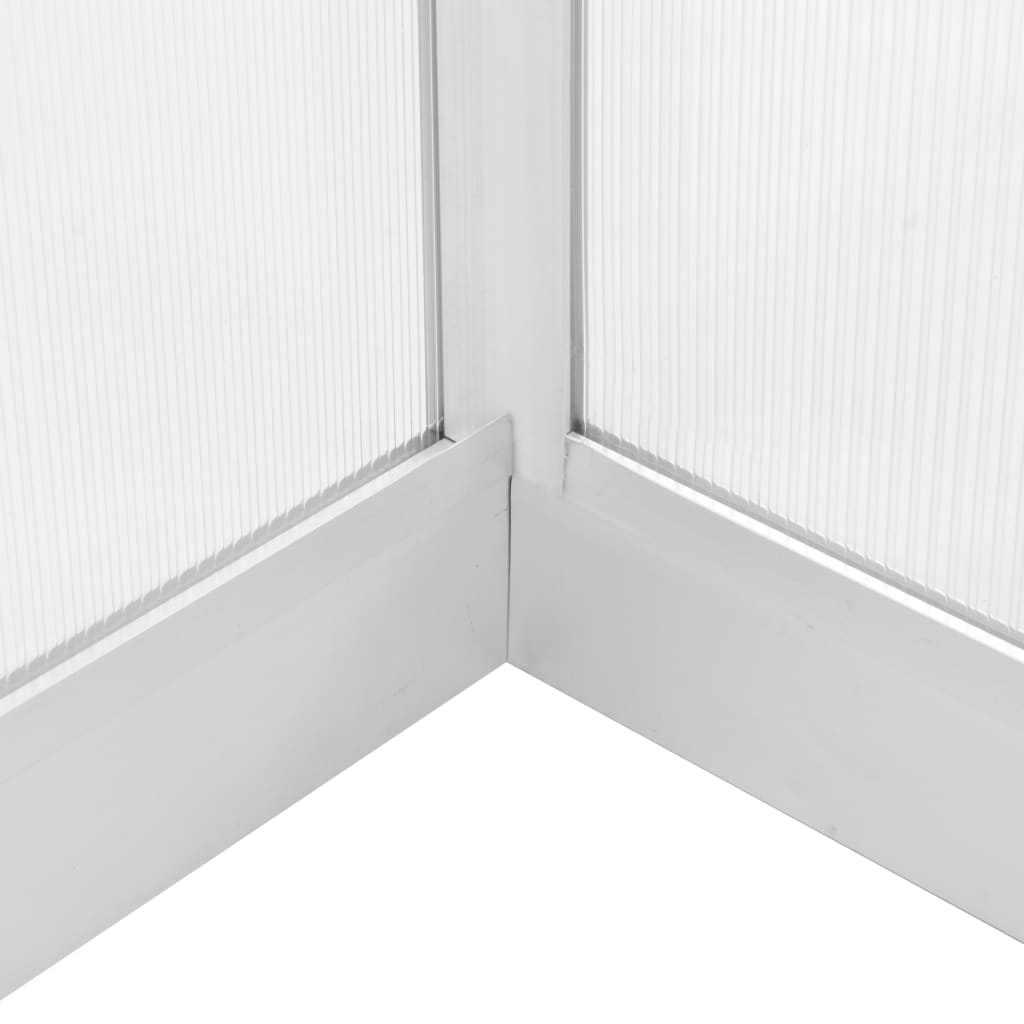 Invernadero de aluminio 302x190x195 cm 11,19 m³