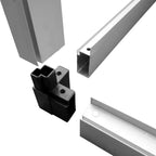 Invernadero de aluminio 302x190x195 cm 11,19 m³