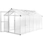 Aluminum greenhouse 302x190x195 cm 11.19 m³