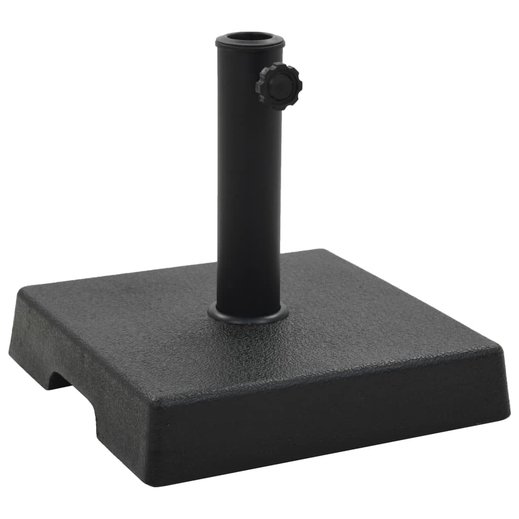 Square parasol base 12 kg bronze polystone