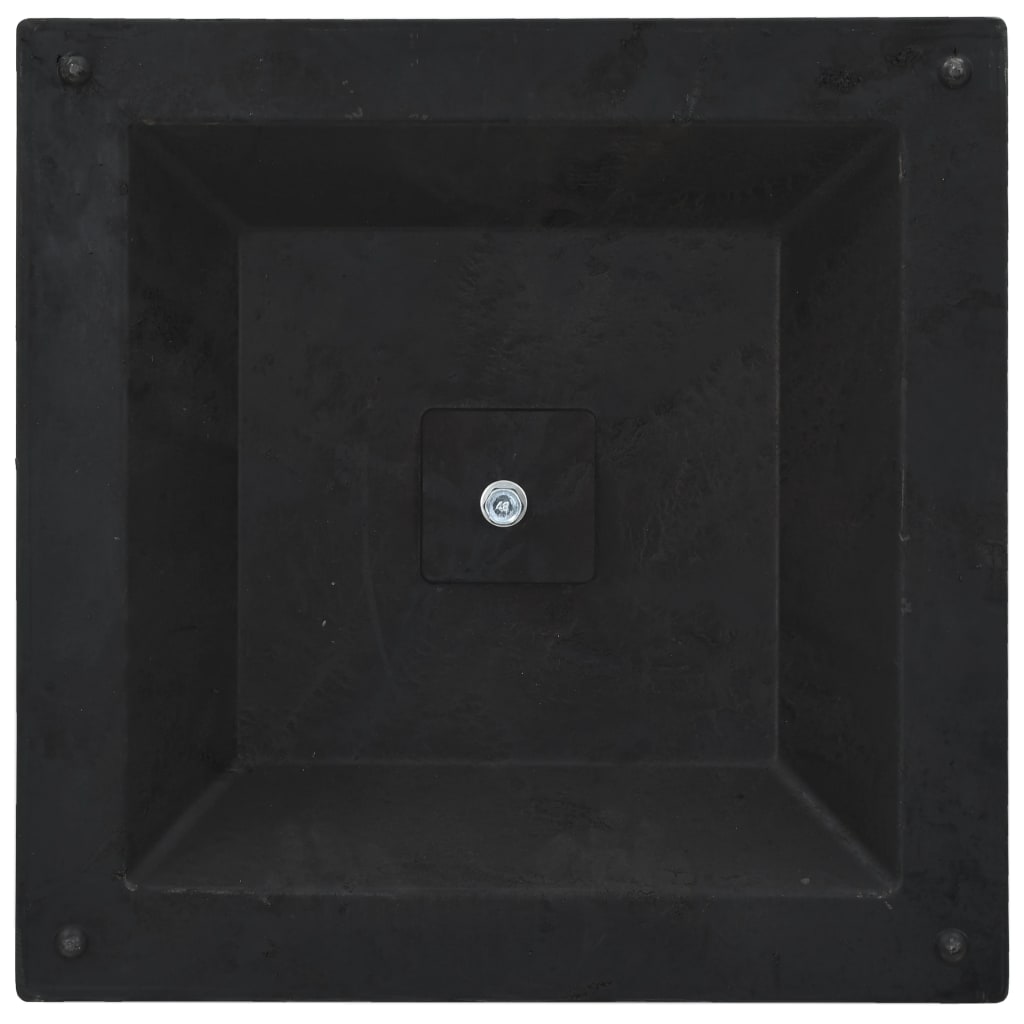 Base de sombrilla cuadrada de poliresina 12 kg bronce