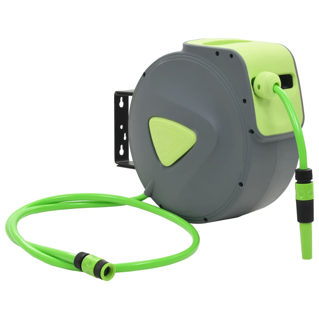 Automatic retractable wall-mounted hose reel 10+1 m