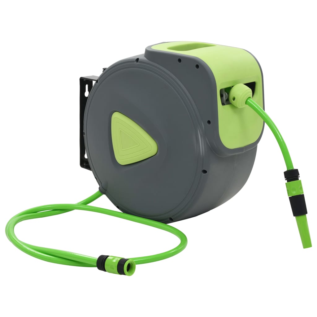 Automatic retractable wall-mounted hose reel 10+1 m