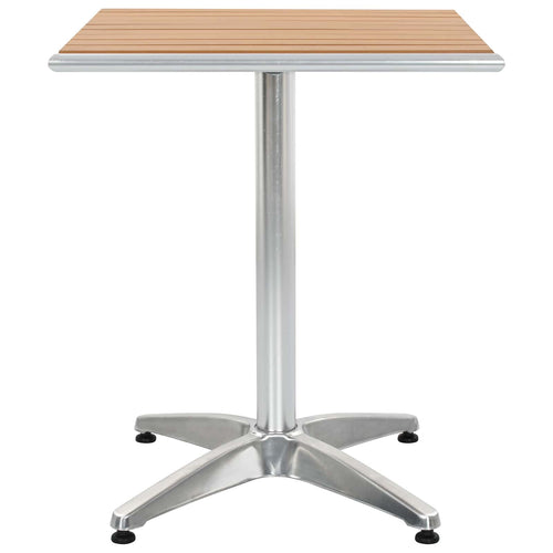Silver Aluminum and Plastic Table