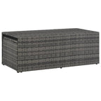 Set de salón para jardín 6 pzs y cojines ratán sintético gris