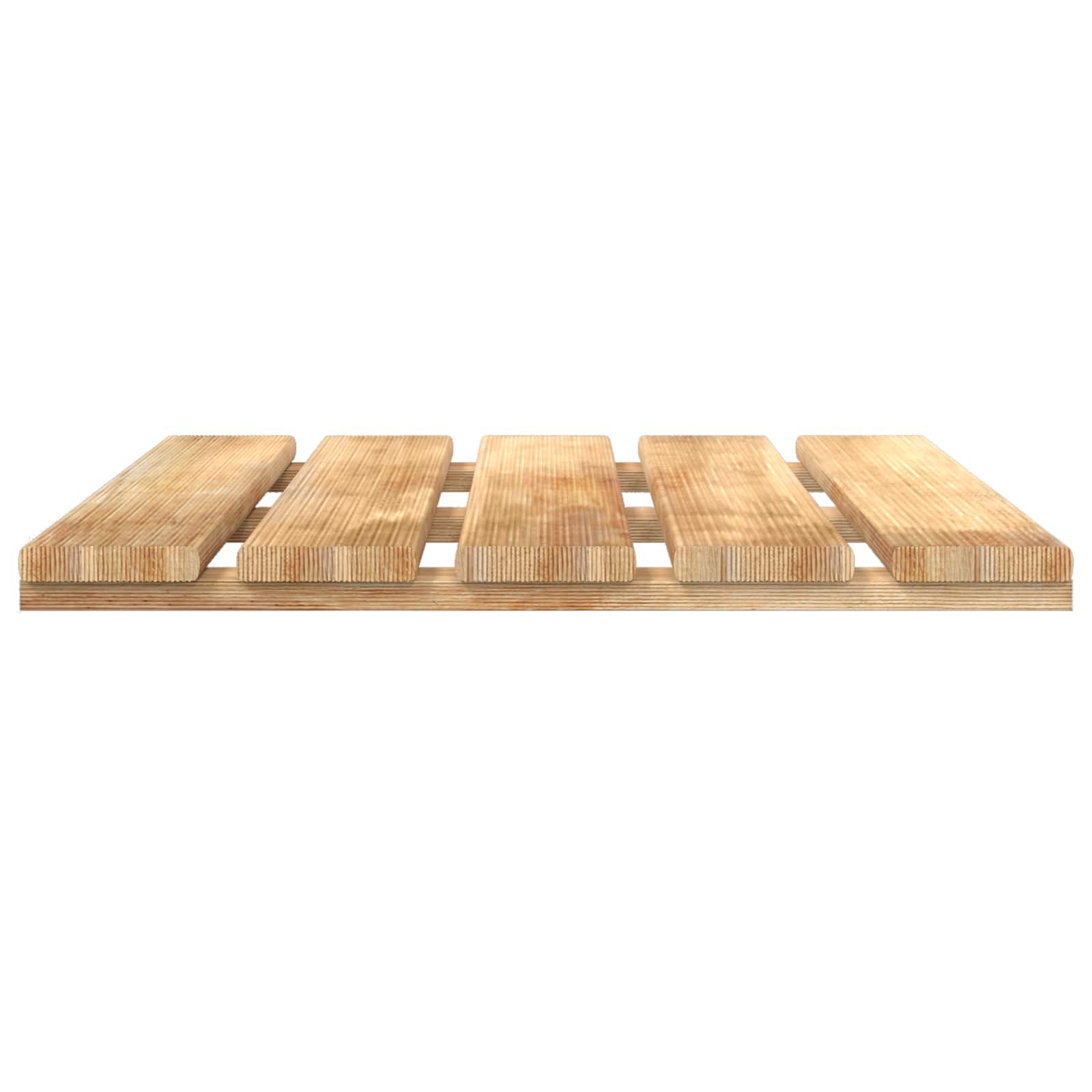 Tile de Decking 6 pcs Marrón 50 x 50 cm Pino Impregnado Marrón