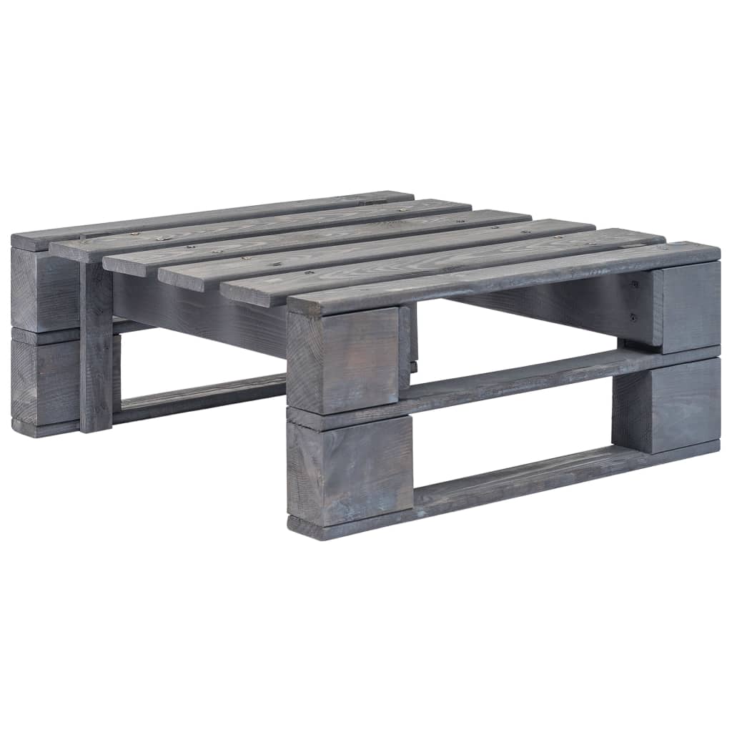 Otomana de palés para jardín madera