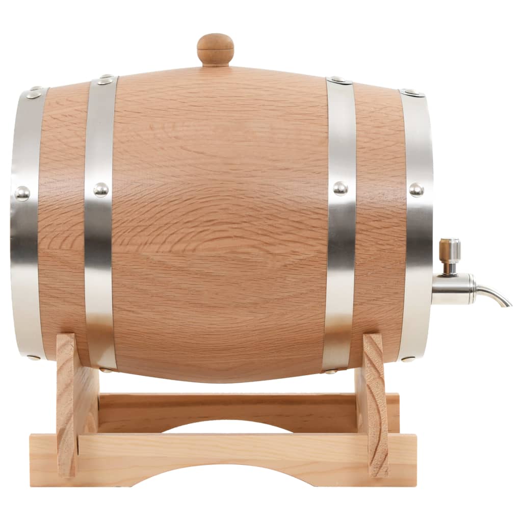 Barril de vino con grifo madera roble macizo 6 L
