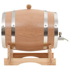 Barril de vino con grifo madera roble macizo 6 L