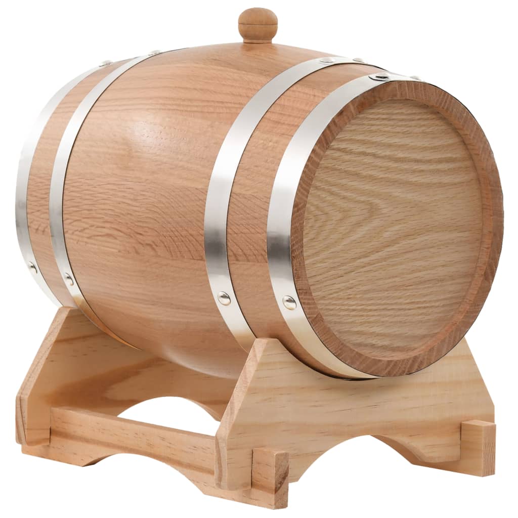 Barril de vino con grifo madera roble macizo 6 L