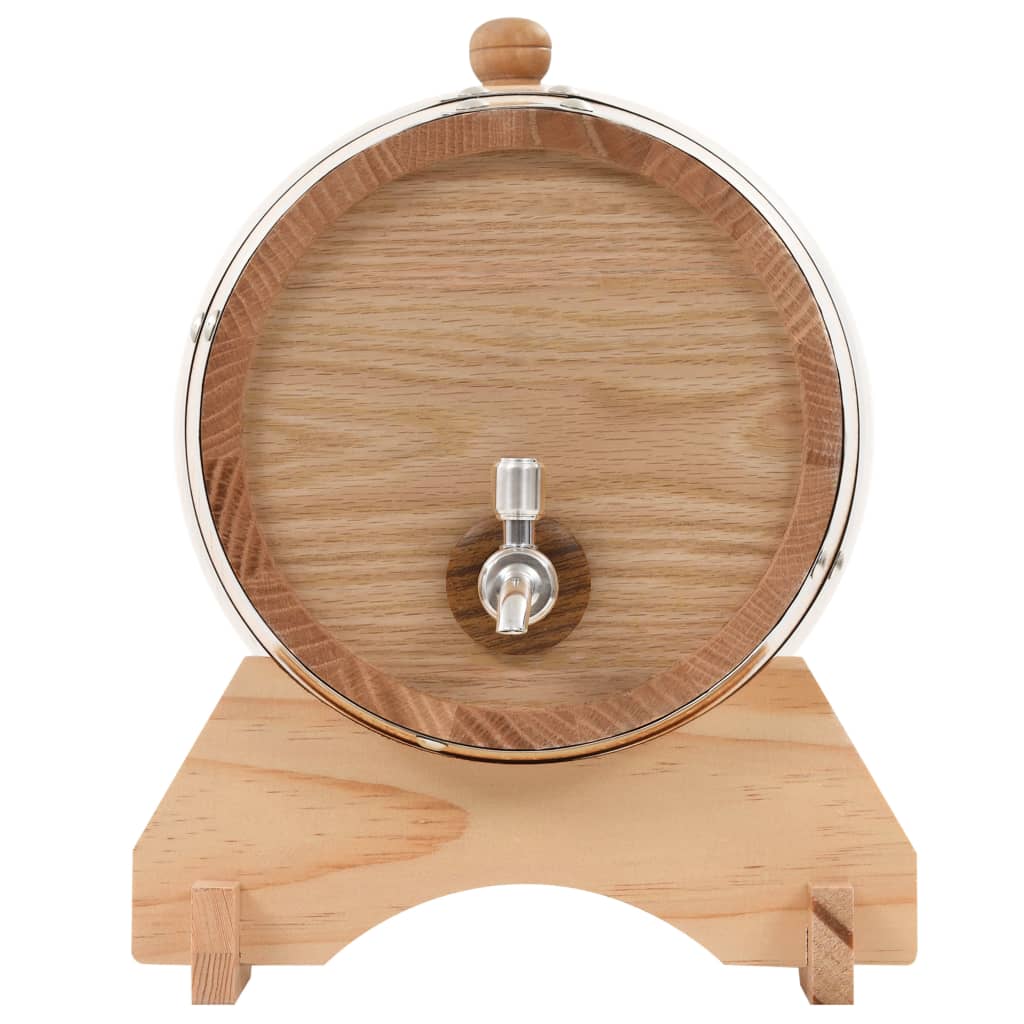 Barril de vino con grifo madera roble macizo 6 L