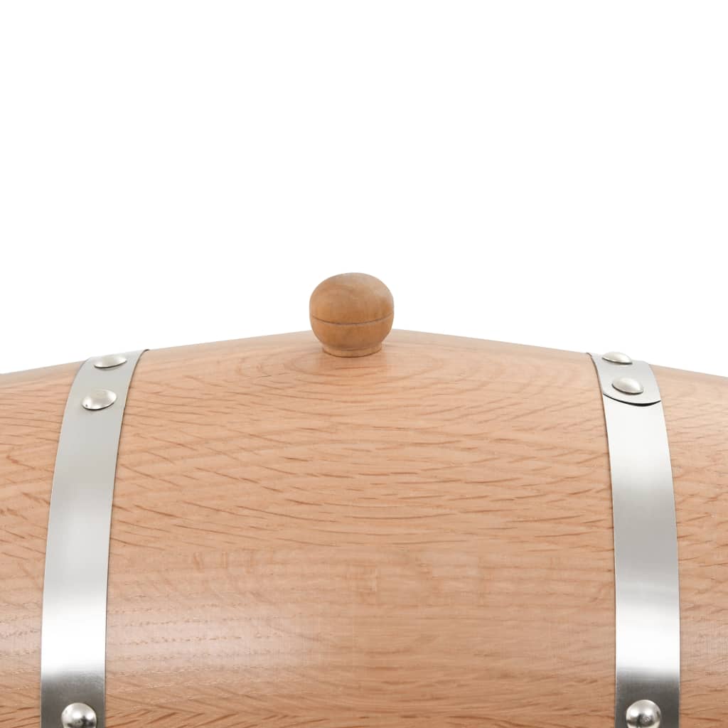 Barril de vino con grifo madera roble macizo 6 L