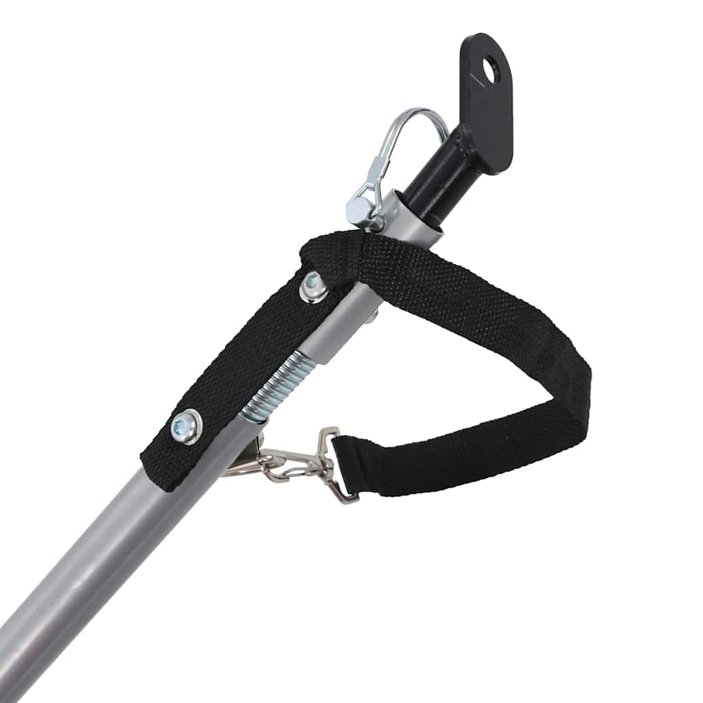 Remolque de bicicleta para mascotas naranja y gris