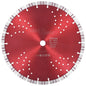 Disco de corte de diamante con turbo y agujeros acero 300 mm
