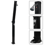 Ducha solar plegable negra 214 cm 23 L