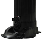 Ducha solar plegable negra 214 cm 23 L