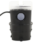Bomba de piscina con temporizador negra 0,25 HP 8000 L/h