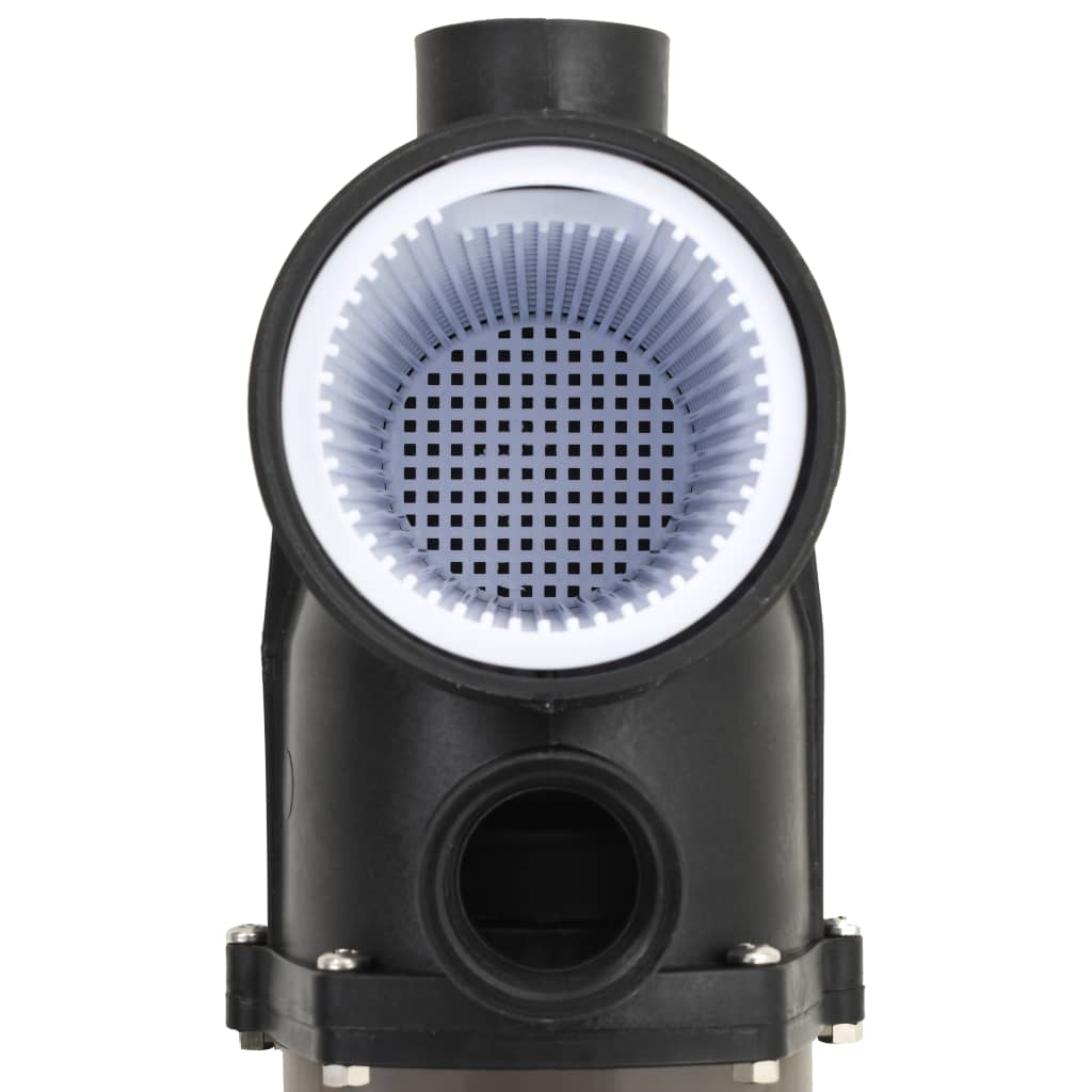 Bomba de piscina con temporizador negra 0,25 HP 8000 L/h