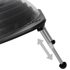 Calentador solar de piscina 75x75x36 cm HDPE aluminio