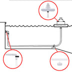 Fuente griega para piscina 13 piezas blanca