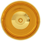 Lavabo 32,5x14 cm cerámica dorado