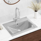 Lavabo 40x30x13 cm cerámica negro