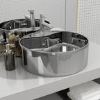 Lavabo 32,5x14 cm cerámica dorado
