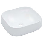 Lavabo 40x30x13 cm cerámica negro