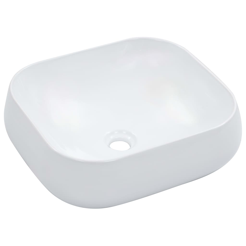 Lavabo 40x30x13 cm cerámica negro